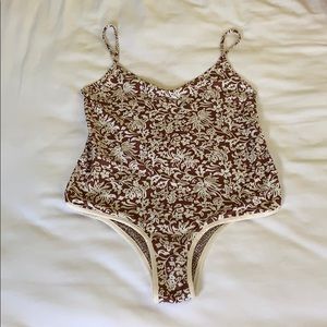 Acacia Waikiki one piece in brown batik